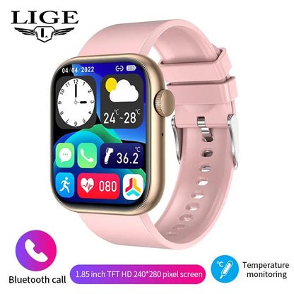 LIGE Women’s Smartwatch – Waterproof Fitness Tracker with Bluetooth Call, Full Touch HD Screen, Elegant Sports Watch for Ladies