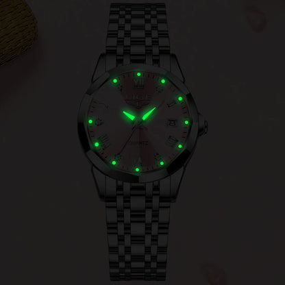 LIGE Women’s Creative Fashion Bracelet Watch – Sports Waterproof Quartz Wristwatch for Women | Relógio Feminino