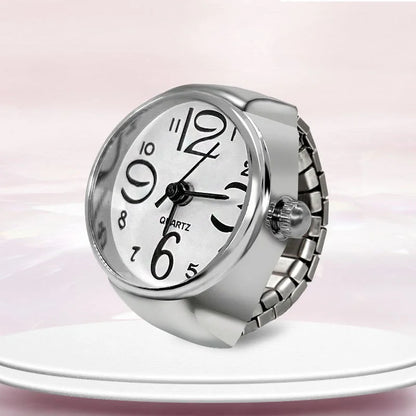 Unisex Creative Ring Watch – Stylish Finger Jewelry for Couples