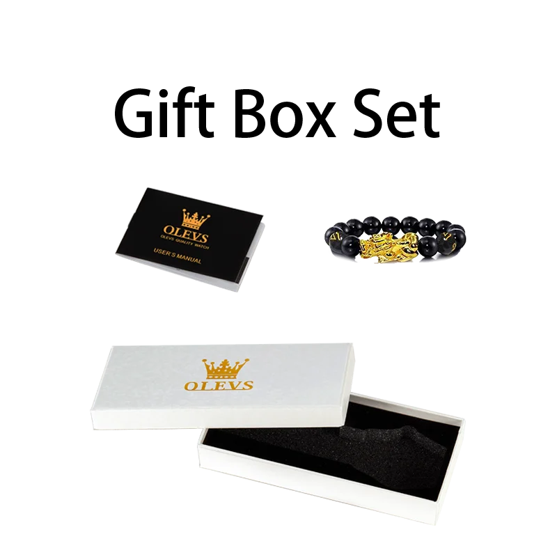 OLEVS Luxury Moon Phase Men’s Watch – Chronograph, Waterproof, Leather Strap, Original Quartz Timepiece