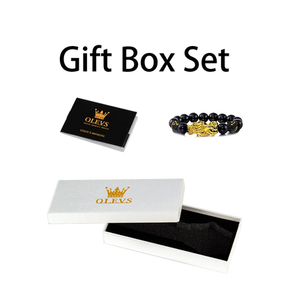 OLEVS Luxury Moon Phase Men’s Watch – Chronograph, Waterproof, Leather Strap, Original Quartz Timepiece