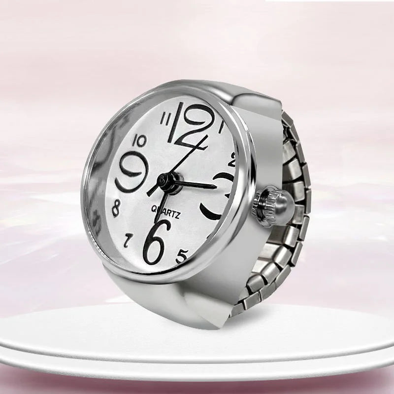 Unisex Creative Ring Watch – Stylish Finger Jewelry for Couples
