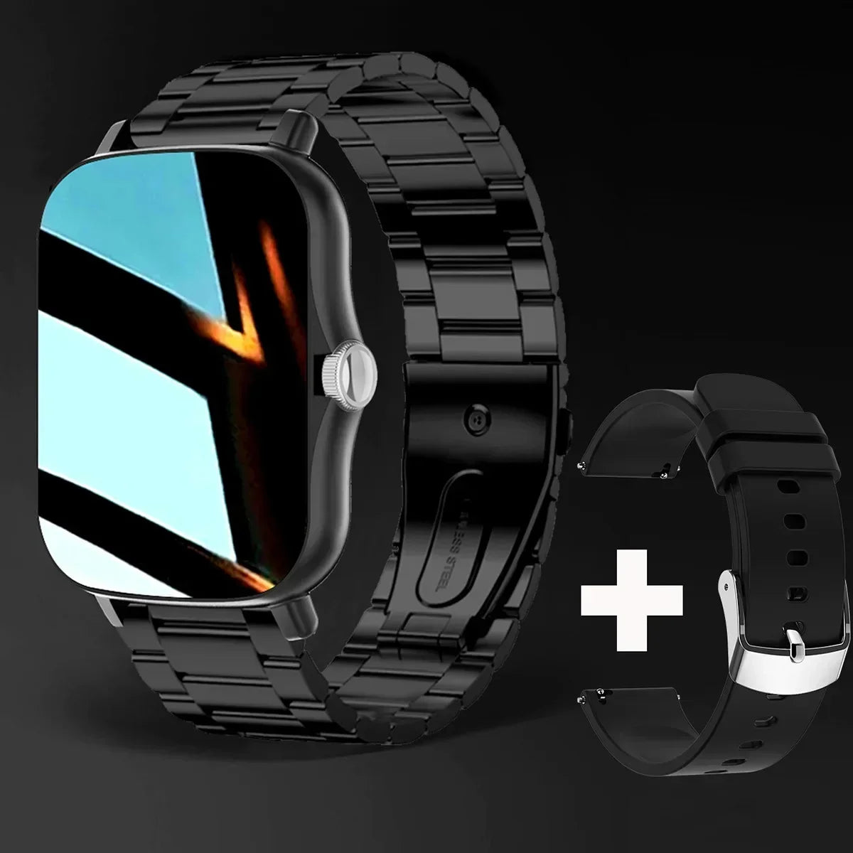 Smartwatch for Men & Women – Full Touch Screen Sports Watch | Fitness Tracker, Bluetooth Call, Digital Wristwatch
