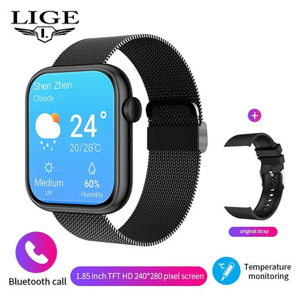 LIGE Women’s Smartwatch – Waterproof Fitness Tracker with Bluetooth Call, Full Touch HD Screen, Elegant Sports Watch for Ladies