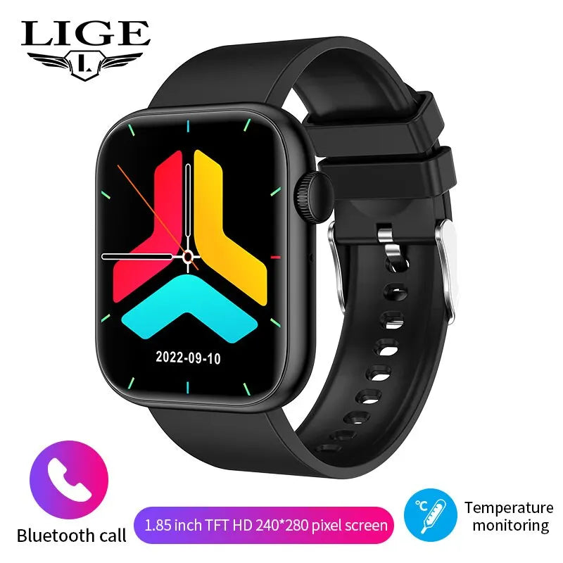 LIGE Women’s Smartwatch – Waterproof Fitness Tracker with Bluetooth Call, Full Touch HD Screen, Elegant Sports Watch for Ladies